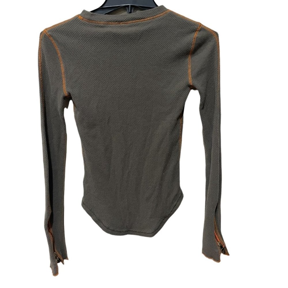 Free People Zipper Cuff Thermal Size XS - Picture 10 of 11